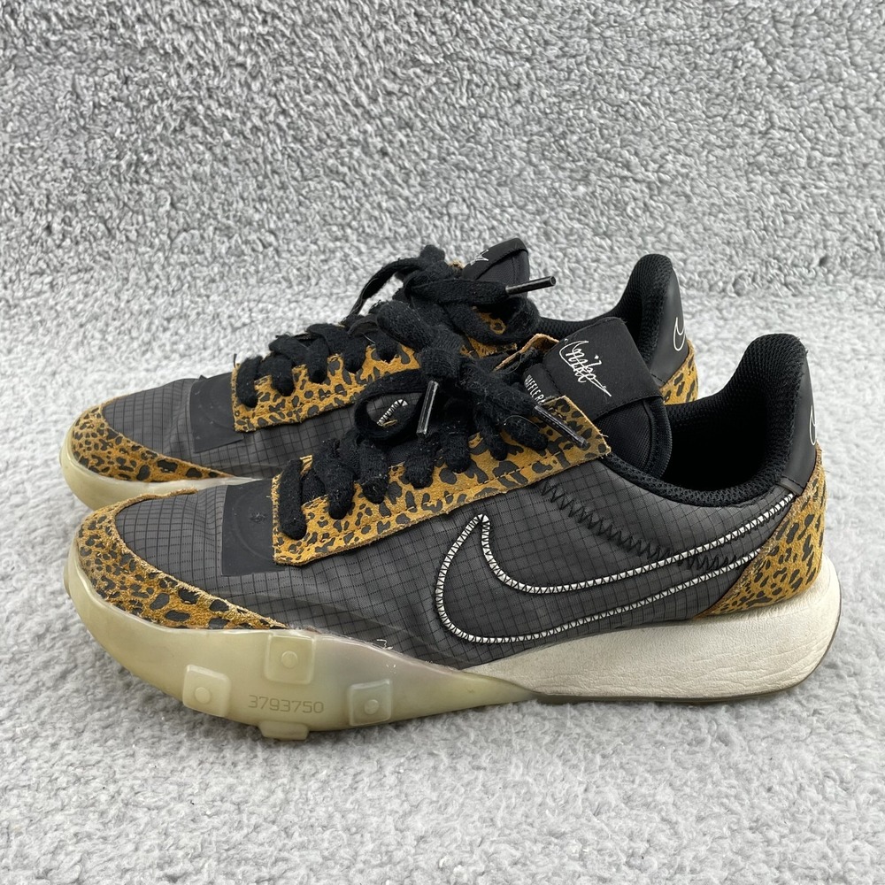 Nike Waffle Racer 2X Shoe Women 7.5 Leopard Streetwear Athleisure Maximalist 90s - Picture 5 of 11